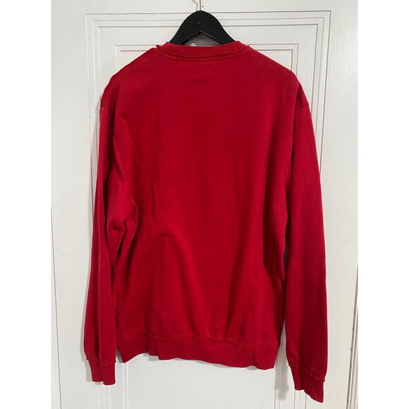 Nebraska Cornhuskers Red Crewneck Sweatshirt Size Large - Picture 6 of 6